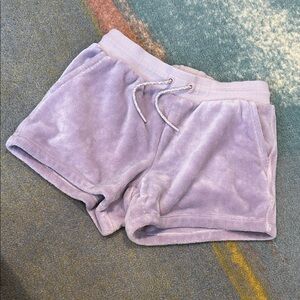 Lavender chenille Shorts